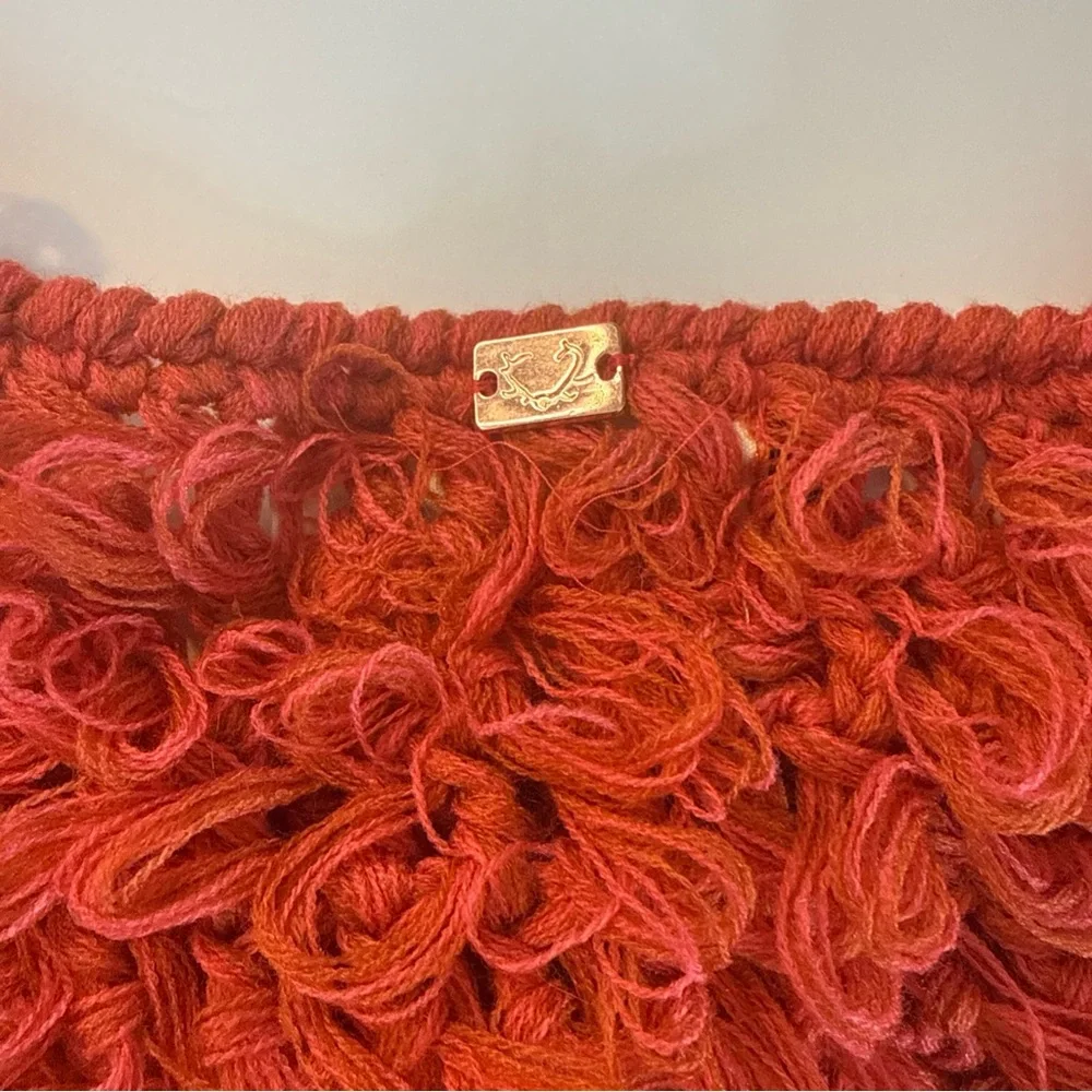 NWT New Knitz for For Love & Lemons Joplin Pullover Sweater Coral Salmon Small - Picture 8 of 13